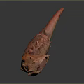 Appetizing Red Cooked Lobster Claw With Shiny Surface And Detailed Texture On Dark Background