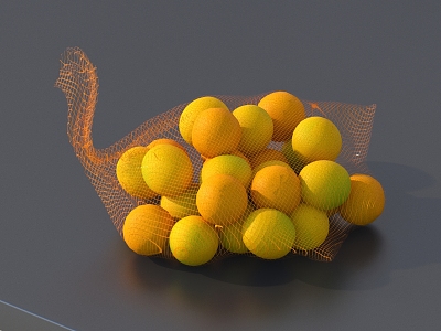 Modern fruit net bag fruit net bag daily necessities 3d model