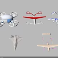Smart Machines Collection Featuring Drones Aircraft Models And Diverse Designs 3d model