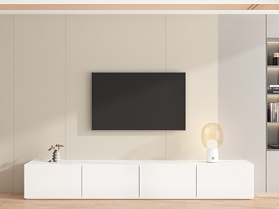 Modern living room TV cabinet 3d model