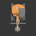 Excavator Large Excavator Mining Excavator Mining Machine Digger 3d model