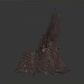 Iron Throne Made Of Swords With Ancient Metal Structure And Majestic Design