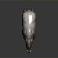 Mythical Fantasy Beast Game Movie Character With Large Tusks And Rough Skin