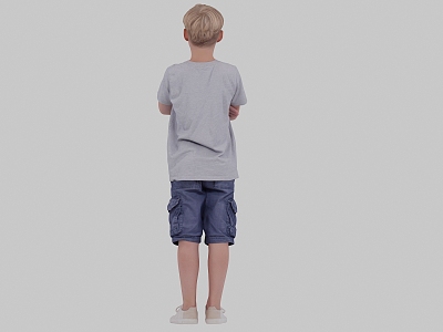 modern boy young vigor figure 3d model