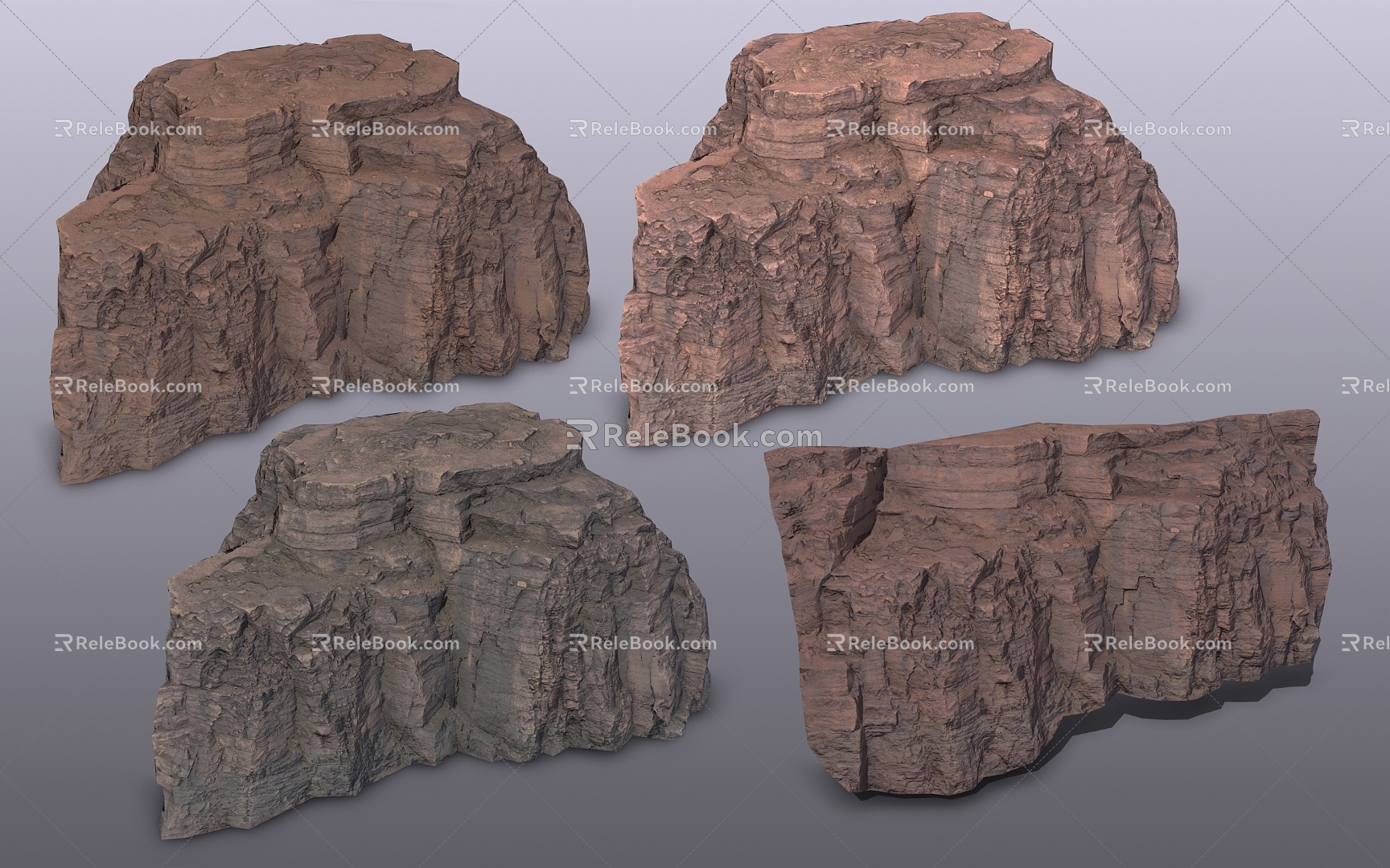 Stone Stone Rock Mountain 3d model