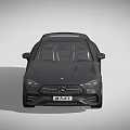 Sleek Black Mercedes Coupe Featuring Modern Design And UK License Plate