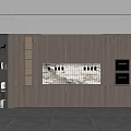 Modern Kitchen Interior Design With Wooden Cabinets Marble Backsplash And Built-in Ovens