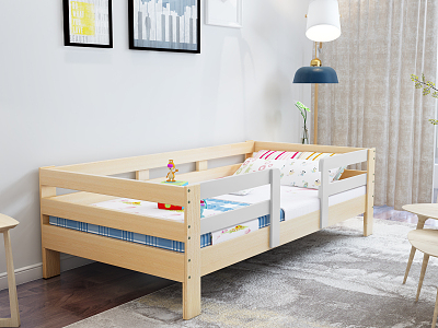 Modern Children's Bed Splice Bed model