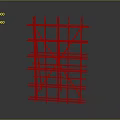 Orange Metal Scaffolding Structure With Poles For Construction Site Use
