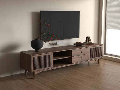 New Chinese TV cabinet floor 3d model