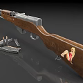 Type 56 rifle weapon 3d model
