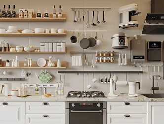 Kitchen Supplies Kitchen Appliances 3d model