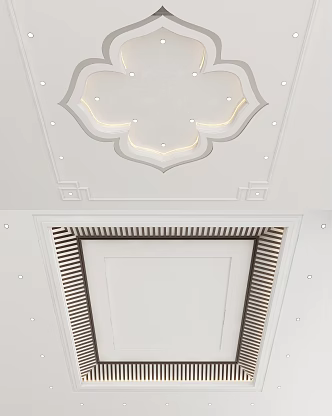 New Chinese Ceiling 3d model