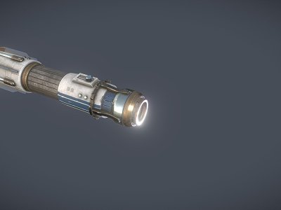 Custom lightsaber model