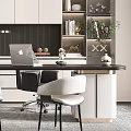 Modern study 3d model