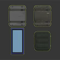Assorted Storage Cases Featuring Blue Panel Secure Lids And Sturdy Build