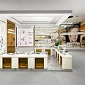 Luxury Jewelry Store Interior With Glass Display Counters And Elegant Lighting
