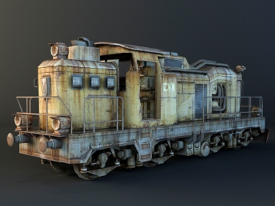 Modern Train 3d model