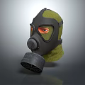 Essential Firefighting Equipment Gas Mask With Filter Canister And Face Protection