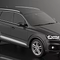 Modern Black SUV With Luxury Design Alloy Wheels And Front Grille