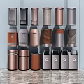 Modern trash can 3d model