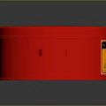 Justrite Red Safety Can With Handle For Safe Storage And DOT Label