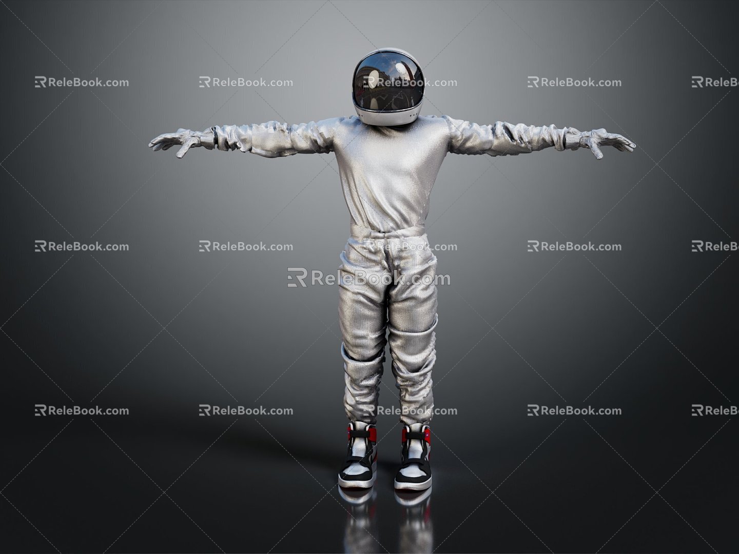 Modern Astronaut Spaceman Space Suit Space Suit model