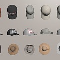 Modern hat 3d model