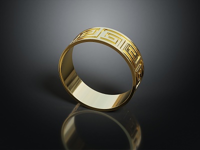 Modern Ring Diamond Ring Gem Ring Women's Ring 3d model