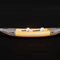 Halong Troy Inflatable Kayak With Yellow Gray Design And Two White Seats