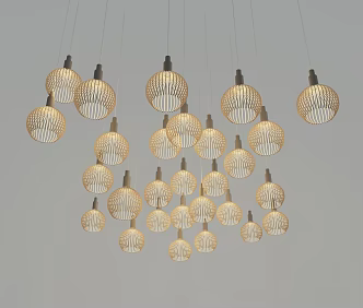 Modern chandelier 3d model