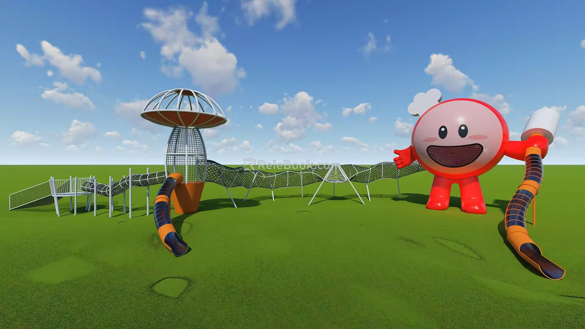 Theme slide 3d model