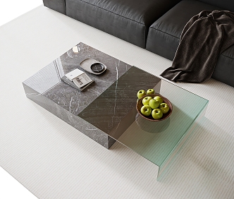 Modern coffee table 3d model