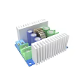Electronic Equipment Module With White Heat Sink Green Components And Blue Base