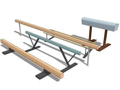 gymnastics balance beam 3d model gymnastics balance beam 3d model