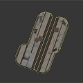 Detailed Railway Track Structure With Rail Tracks And Signal Equipment