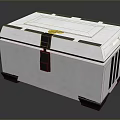 Practical Household Storage Box With Green Stripes Lock Clasp And Ventilation Slots