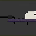 Purple Electronic Circuit Module With Black Pin Connectors White Interface And Components