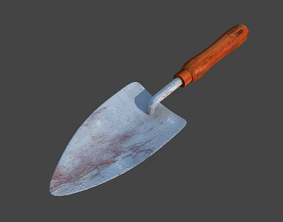 Modern tool shovel 3d model