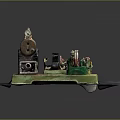 Modern Machining Machine Tools Machining Tools Factory Equipment 3d model