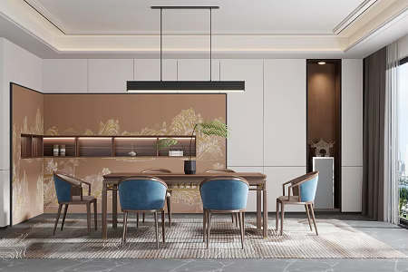 New Chinese Restaurant 3d model