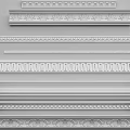 European plaster line 3d model