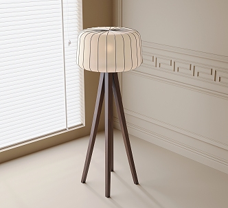 Middle style floor lamp 3d model