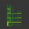 Iron frame large iron frame iron frame house factory industrial iron frame iron ladder rigid ladder work frame rigid scaffold 3d model