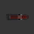 Red Fire Truck Equipped With Aerial Ladder And Emergency Rescue Tools