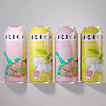 RIO Friday Themed Canned Drinks With Strawberry Lemon Flavors And Colorful Cans