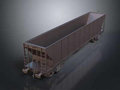 3D Model Of Freight Train Railroad Car On Dark Background 3d model 3D Model Of Freight Train Railroad Car On Dark Background 3d model