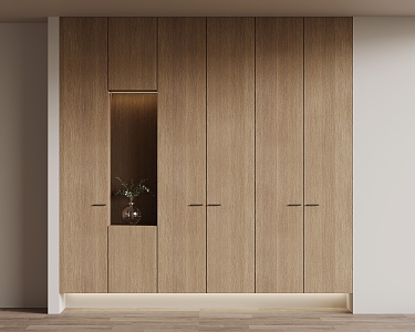 Modern Simple Entrance Cabinet Shoe Cabinet 3d model