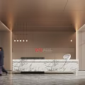 Reception Desk 3d model