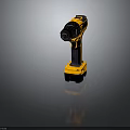 Cordless Electric Drill With Yellow And Black Design Ergonomic Handle And Powerful Motor